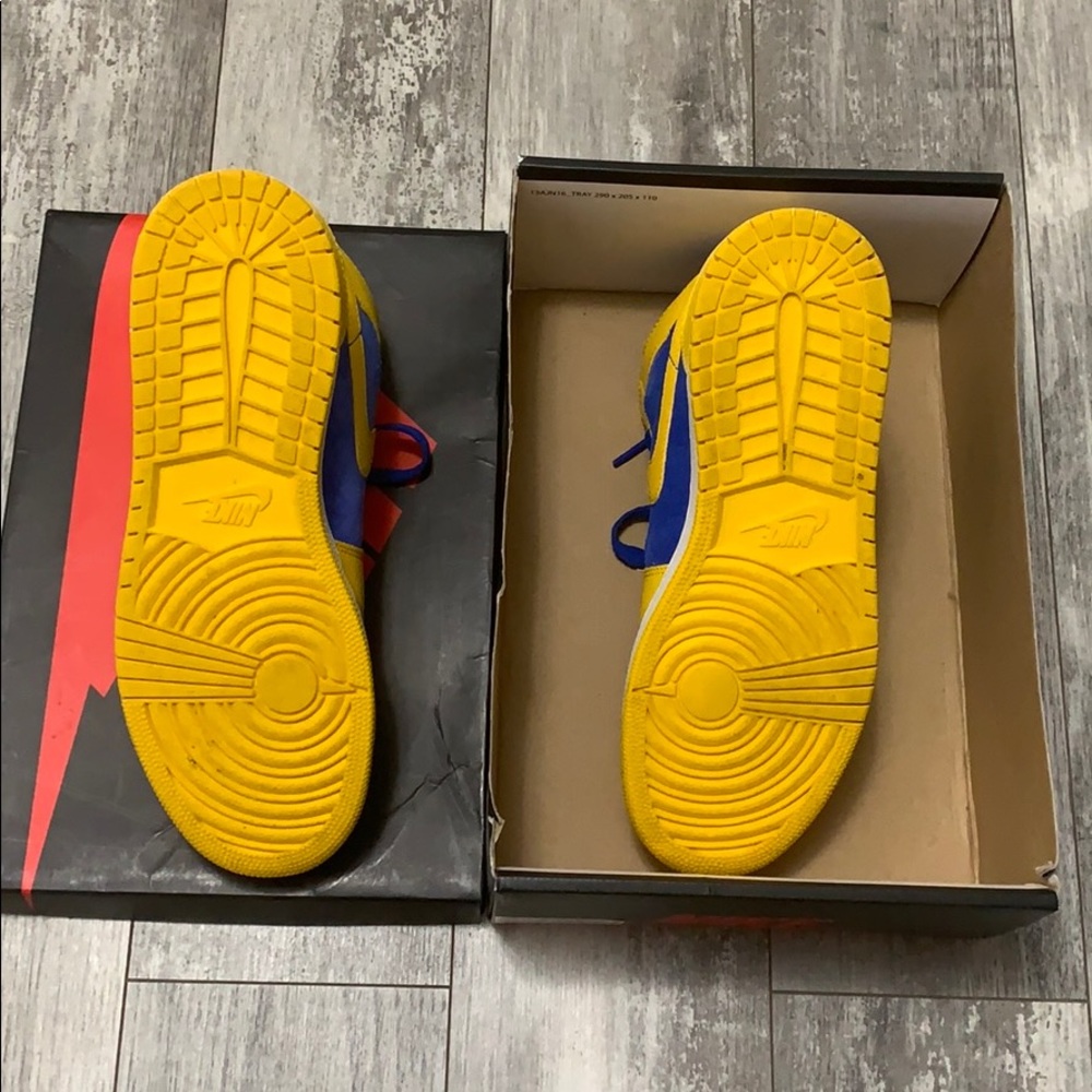 ❌SOLD🚫Air Jordan 1 Retro high OG BG yellow/blue - Picture 6 of 9